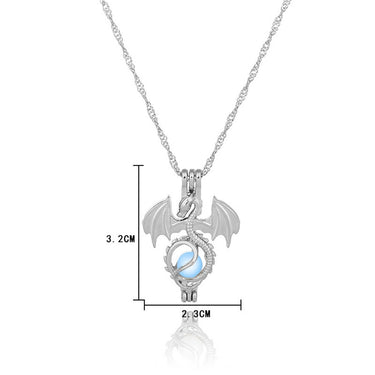 Luminous Dragon Spirit Pendant Necklace-Your Soul Place